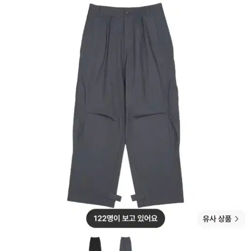 [BUNJANG] Sansan Gear Back Pocket Pants Blue Charcoal Size 3 / 산산기어 백 포켓 팬츠 블루 차콜 3사이즈