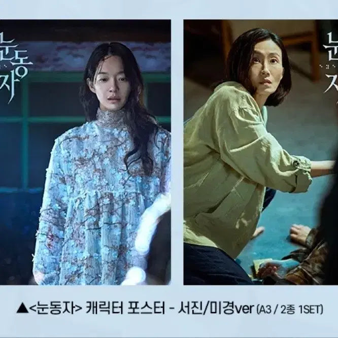 [BUNJANG] Eyes Wide Shut Character Poster Set (Shin Min-a, Kim Young-ah, Seo Jin, Mi-kyung ver.) / 2종 1세트) 눈동자 캐릭터 포스터 신민아 김영아 서진 미경 ver.
