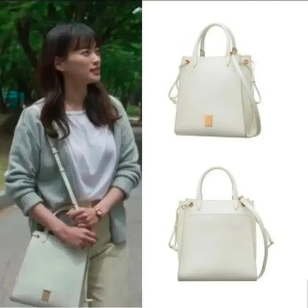 [BUNJANG] Couronne Melia Tote Bag Ivory / [정품] 쿠론 멜리아 토트백 아이보리 천우희픽