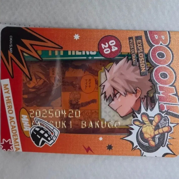 [BUNJANG] My Hero Academia Bakugo 2025 Birthday Card + Official Toploader Bundle / 히로아카 나히아 바쿠고 2025 생일카드+공식 탑로더 일괄
