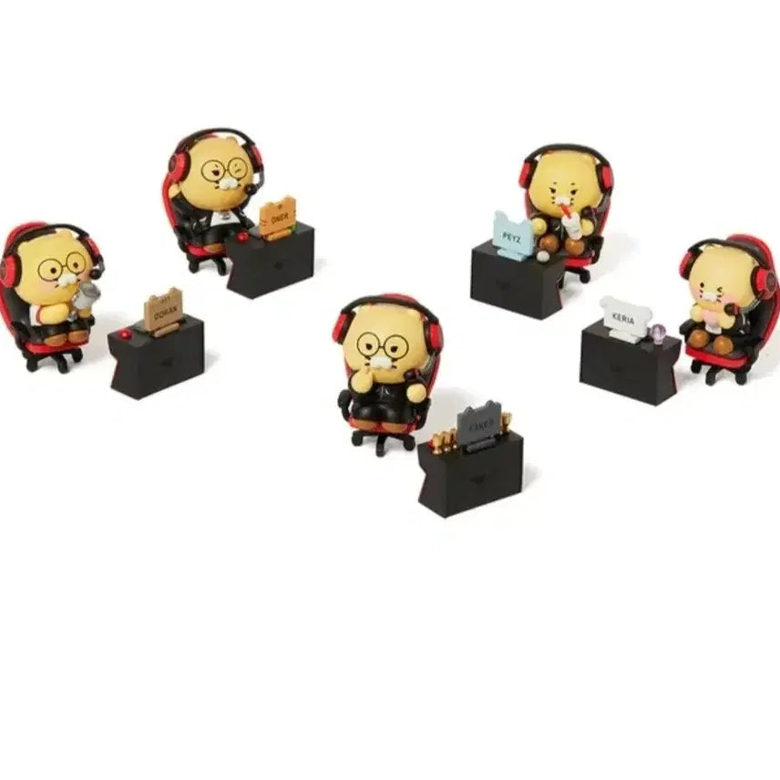 [BUNJANG] T1 Collaboration Chun-sik Figure Full Set / T1 콜라보 춘식이 피규어 풀세트