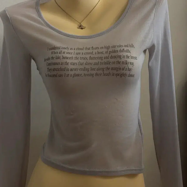 [BUNJANG] Sheer Fitted Long Sleeve Top / 시스루 딱붙 롱슬리브 (새상품)