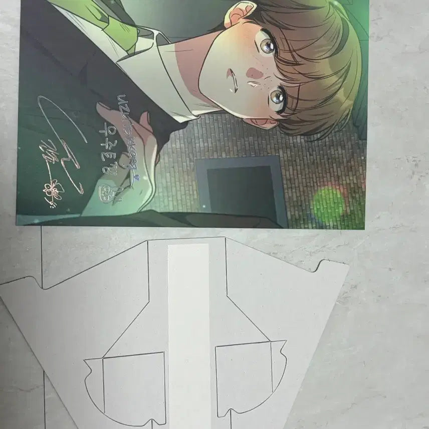 [BUNJANG] Love Story by Malice A5 Illustration Art Card & Postcard Set / 미필적 고의에 의한 연애사 A5 일러스트 색지&엽서