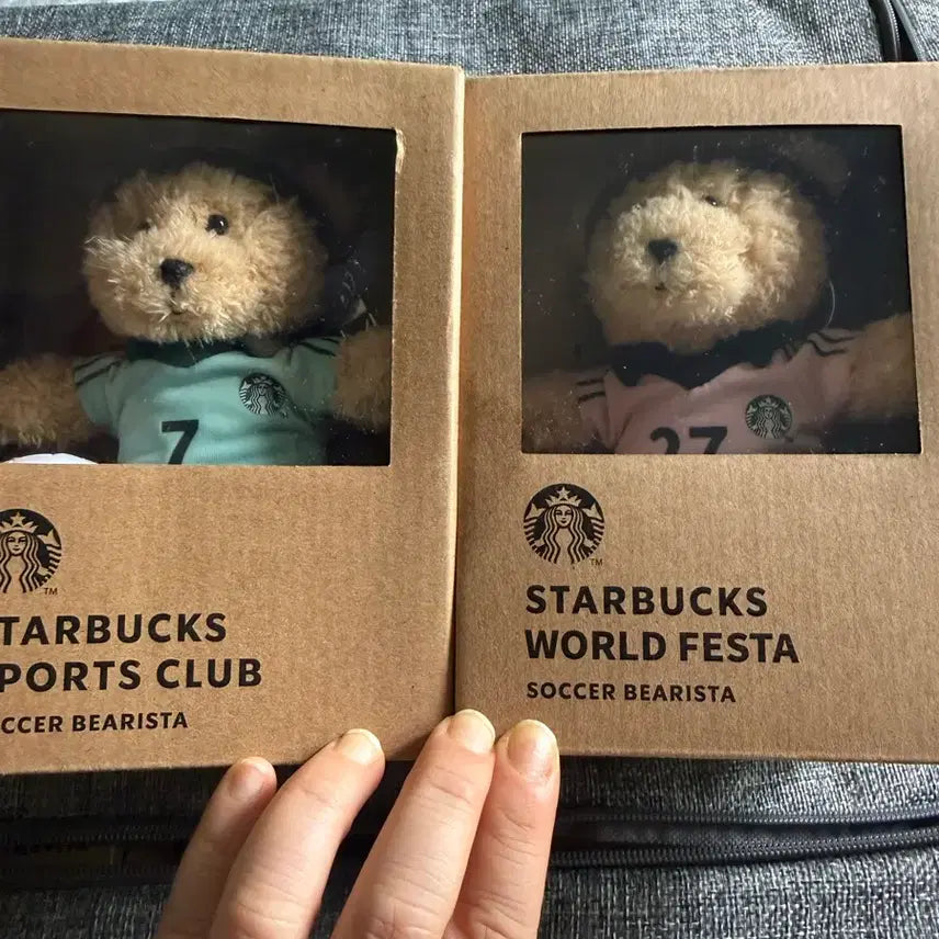 [BUNJANG] Starbucks Football Bearista 2 Types Bundle Set / 스타벅스 축구베어리스타 2종 일괄세트
