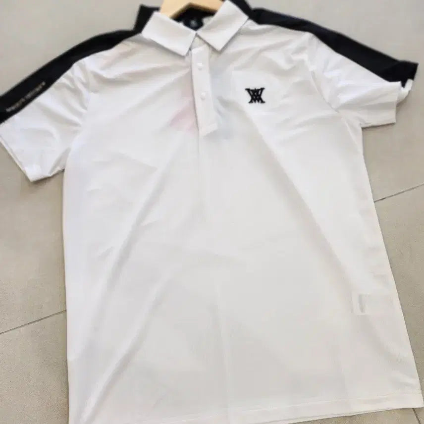 [BUNJANG] AW GOLF White Short-Sleeve Polo Shirt L / AW GOLF 반팔 카라티 화이트 L