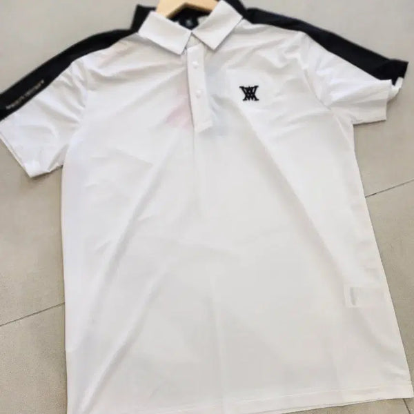 [BUNJANG] AW GOLF White Short-Sleeve Polo Shirt L / AW GOLF 반팔 카라티 화이트 L
