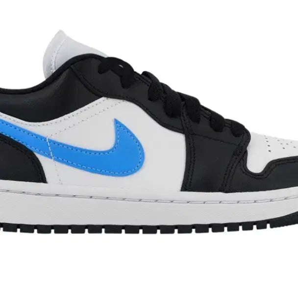 [BUNJANG] Air Jordan 1 Low 'Black University Blue' Sneakers / 조던 1 로우 블랙 유니버시티 블루