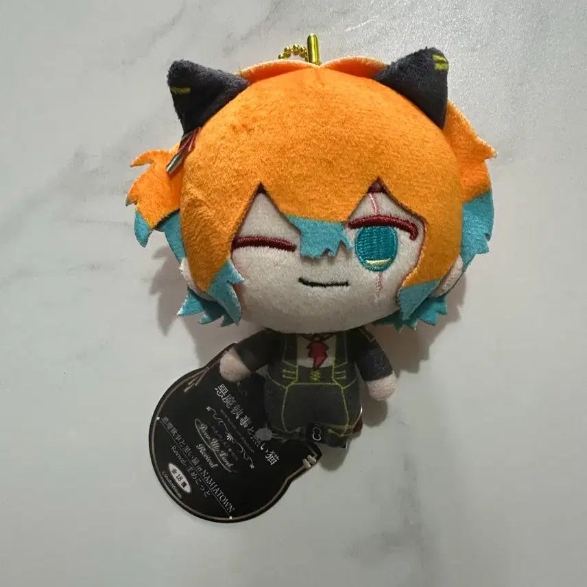 [BUNJANG] Acouneko Teddy Brown Nyanja Town Plush / 아쿠네코 테디 브라운 냔자타운 누이