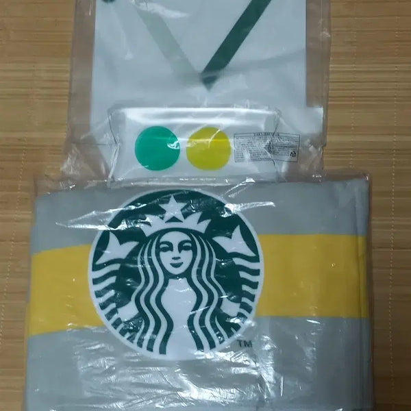 [BUNJANG] Starbucks Summer Beach Towel Yellow / 스타벅스 서머비치타올 옐로우