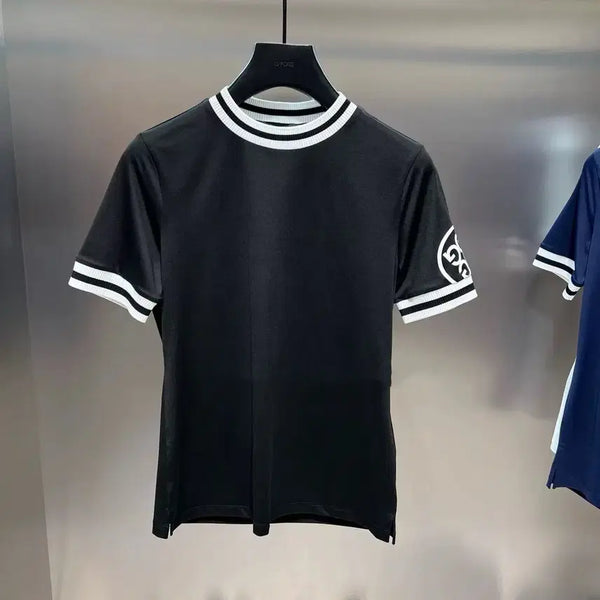 [BUNJANG] Women's Golf Short-Sleeve T-Shirt Black / 여성 골프 반팔티 블랙