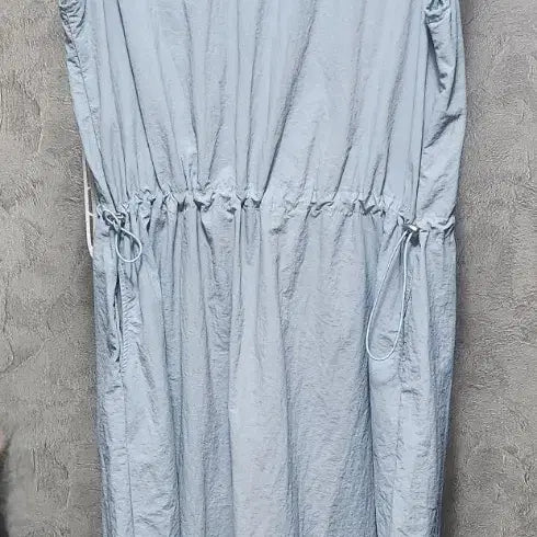 [BUNJANG] Light Sky Blue String Adjustable Long Dress / 연한 하늘색 끈 조절 원피스