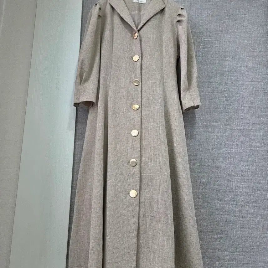 [BUNJANG] Babaraboo Volume Sleeve Flare Long Dress / babaraboo 볼륨소매 플레어롱원피스