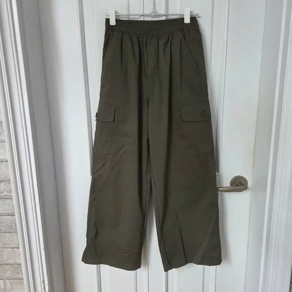 [BUNJANG] Soi Wide Pants Khaki M Size / 소이 와이드팬츠 새상품
