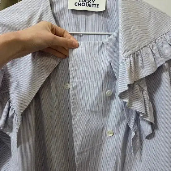 [BUNJANG] Lucky Chouette Blouse Shirt / 럭키슈에뜨 블라우스 셔츠