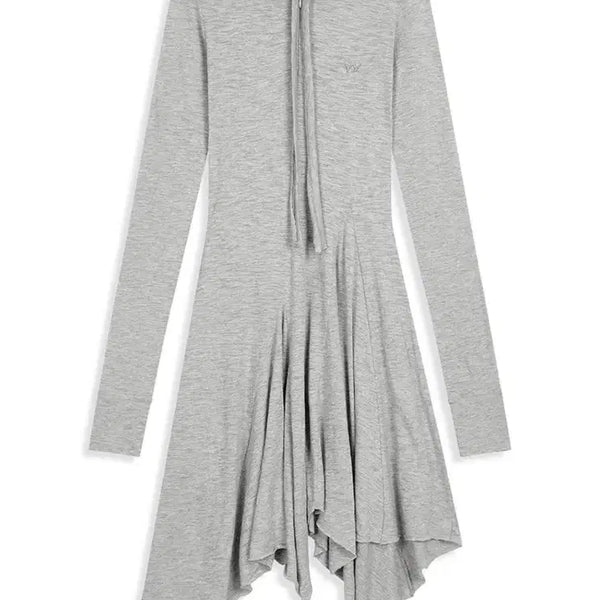 [BUNJANG] Open YY Hooded Jersey Dress / 오픈 yy 후드 저지 드레스