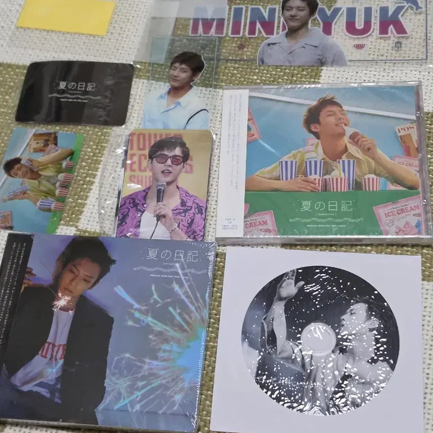 [BUNJANG] BTOB Lee Minhyuk Japan Summer Diary Album Photocard Bundle Set / 가격내림)이민혁 일본 여름일기(Summer Diary) 앨범 포카 일괄