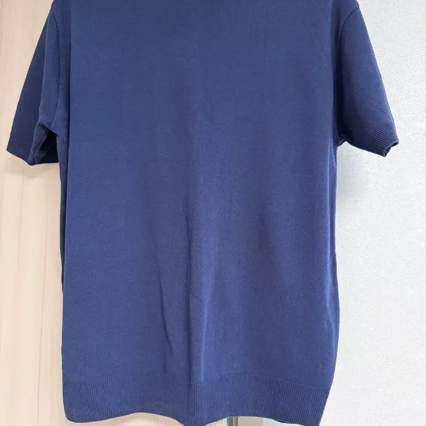 [BUNJANG] Men's Navy Knit Summer Sweater / 남성 여름 네이비 니트