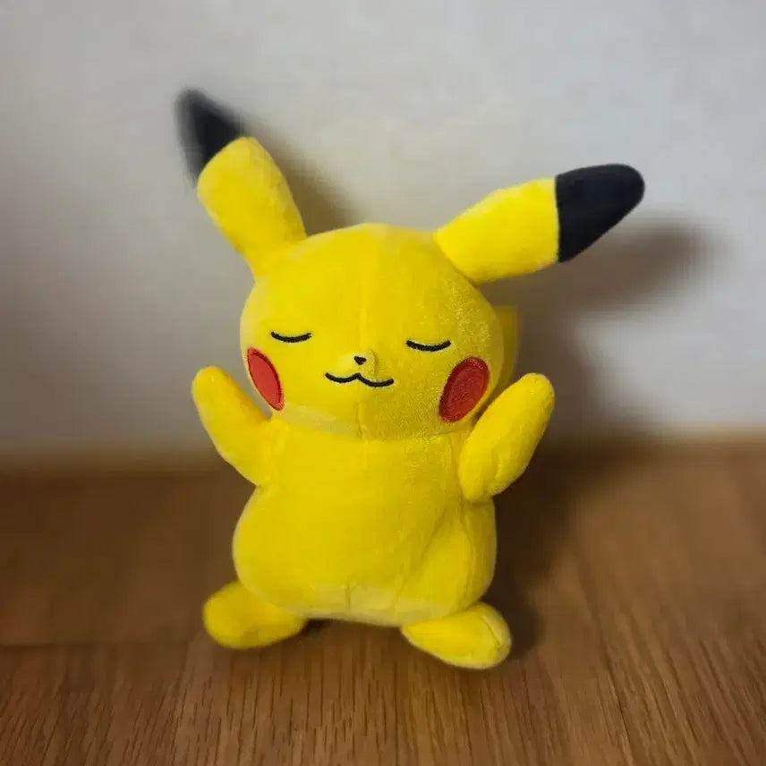 [BUNJANG] Pokemon KutsuRogi Time Pikachu Plush / 포켓몬 쿠츠로기타임 피카츄 인형
