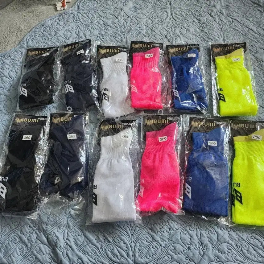 [BUNJANG] Bomi Soccer Socks (240-260mm) / 부미축구양말240-260.  새상품