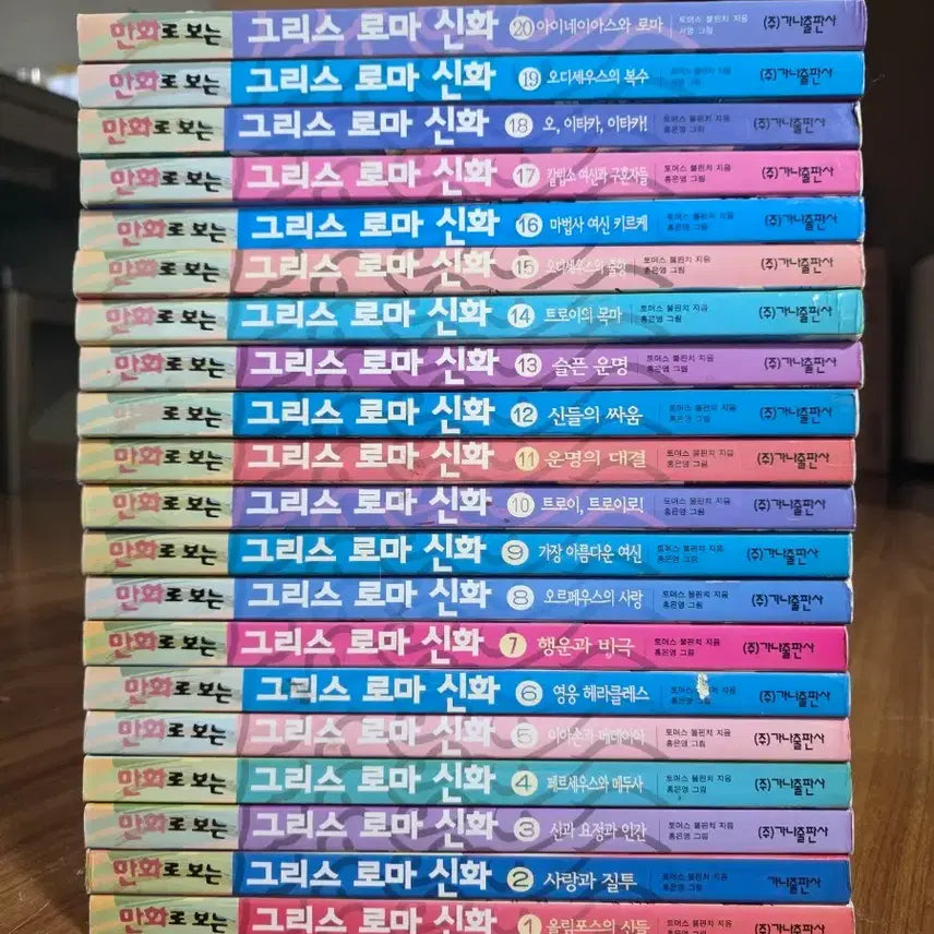 [BUNJANG] Hong Eun-young Illustrated Greek and Roman Mythology Collection (20 Volumes) / 홍은영)그리스로마신화 20권