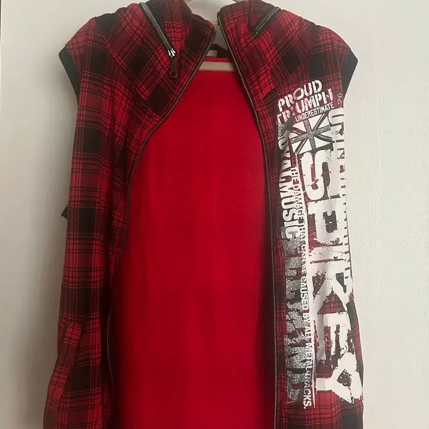 [BUNJANG] Y2K Vintage Sleeveless Hoodie Zip-Up / Y2K 빈티지 슬리브리스 후드집업