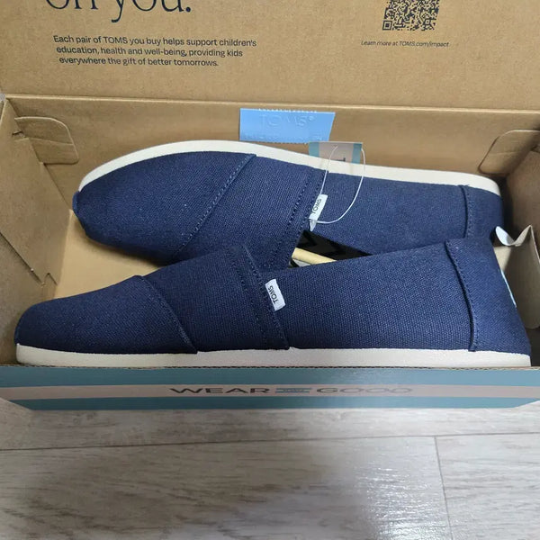 [BUNJANG] TOMS Alpargata Espadrille Shoes - Blue / TOMS 여성 에스파드리유 슈즈 알파르가타 블루