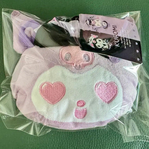 [BUNJANG] Sanrio Kuromi Tsundere Maid Double-Sided Face Pouch Doll / (정품)산리오 쿠로미 츤데레 메이드 양면 얼굴 파우치 인형