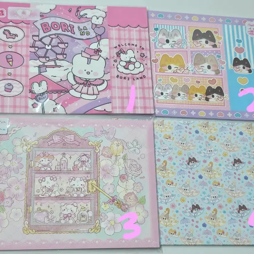 [BUNJANG] Aesthetic Wrapping Paper Set (Approx. 50 sheets/set) / 포용 파본 랩핑지 판매(1세트 약50장)