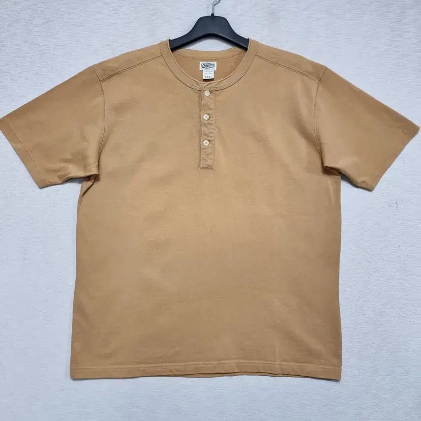 [BUNJANG] Bronson 3-Button Round Short-Sleeve T-Shirt Men's 110 Size / 브론슨 3버튼 라운드 남자110사이즈 큰옷ㅡ0430ㅁㅁ