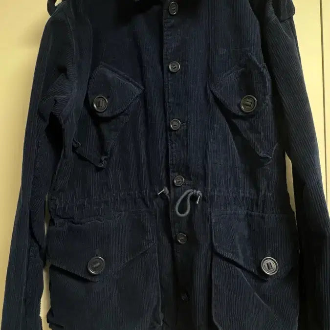 [BUNJANG] Visvim 13SS Corduroy Combat Jacket Navy / [3] 비즈빔 13SS 코듀로이 컴뱃 자켓 네이비
