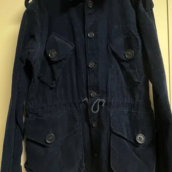 [BUNJANG] Visvim 13SS Corduroy Combat Jacket Navy / [3] 비즈빔 13SS 코듀로이 컴뱃 자켓 네이비