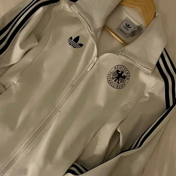 [BUNJANG] Adidas Beckenbauer Track Top Off White / 아디다스 독일 베켄바우어 트랙탑 오프 화이트