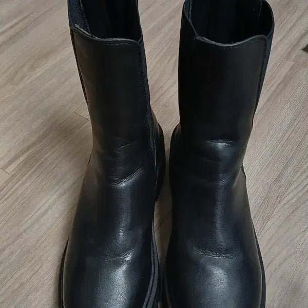 [BUNJANG] ANARCHIA Black Platform Chelsea Boots Size 240 / ANARCHIA 블랙 통굽 첼시 부츠 240사이즈 상태좋음