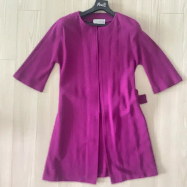 [BUNJANG] ST. JOHN Purple Summer 5-Sleeve Outerwear Top / 센존 ST. JOHN 퍼플 여름 5부 아우터