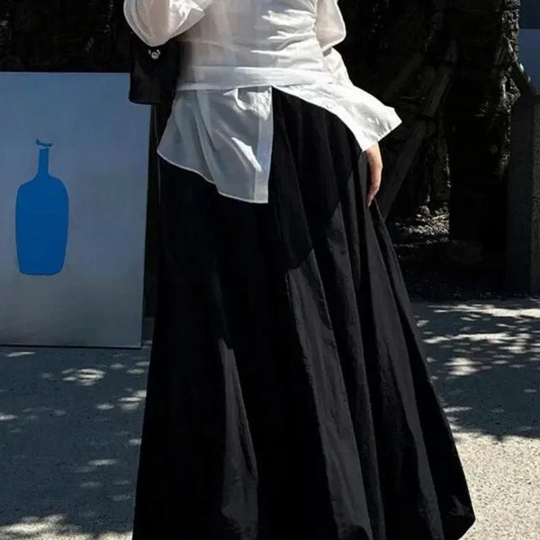 [BUNJANG] Balloon Long Skirt / 벌룬 롱스커트