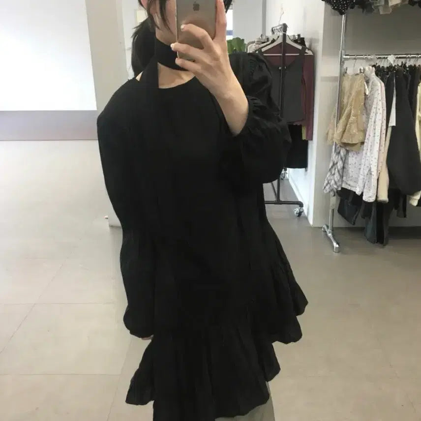 [BUNJANG] Black Long Dress / 블랙 롱원피스