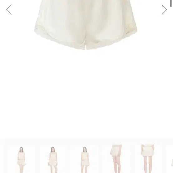 [BUNJANG] Too Much Tax Lace Slip Shorts (Ivory) / 투머치택스 레이스 슬립 숏팬츠 (IVORY)