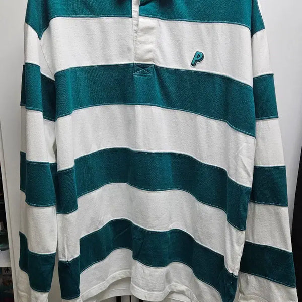 [BUNJANG] PLACK Striped Polo T-Shirt M / 플랙 카라티 M