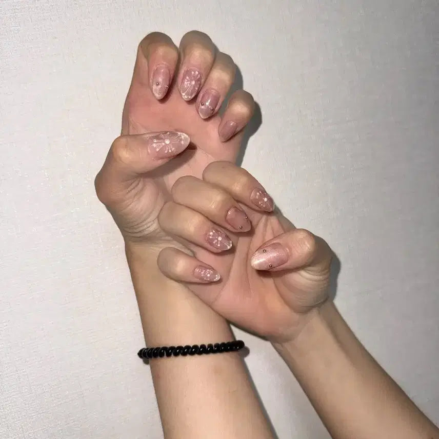 [BUNJANG] Handmade Cross Transparent Magnetic Nail Tips / (할인) 십자가 투명 자석 수제네일팁