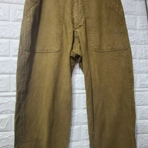[BUNJANG] Issey Miyake Sport Denim Pants Beige / 이세이 스포츠 데님바지