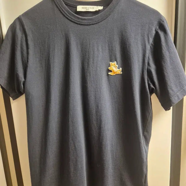[BUNJANG] Maison Kitsuné Chillax Fox Short Sleeve T-Shirt Navy / 메종키츠네 칠렉스폭스 반팔티 네이비