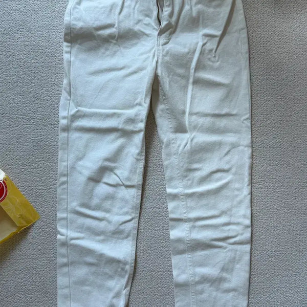 [BUNJANG] White Denim Pants M / 화이트 데님 팬츠