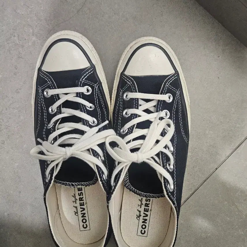[BUNJANG] Converse Chuck 70 Low Top Black / 컨버스 척70 260 블랙 로우
