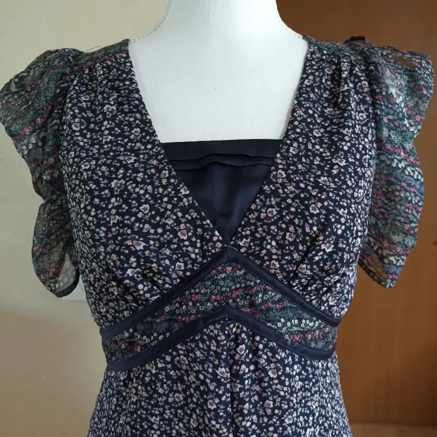 [BUNJANG] Plastic Island Chiffon Dress Size S / 플라스틱아일랜드 쉬폰 원피스 S