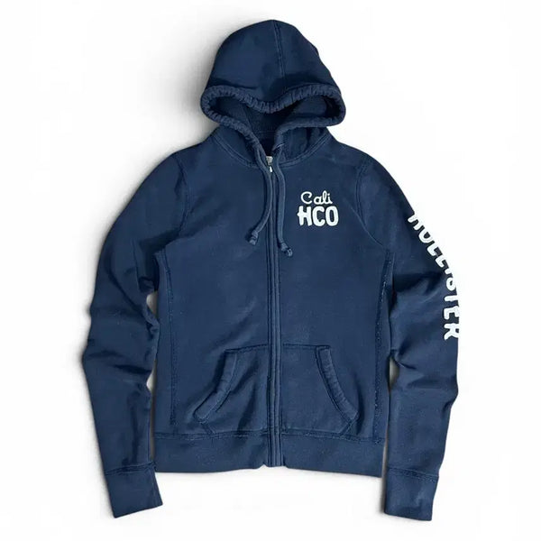 [BUNJANG] Hollister Navy Zip-Up Hoodie M / 홀리스터 hollister 후드집업 네이비 M