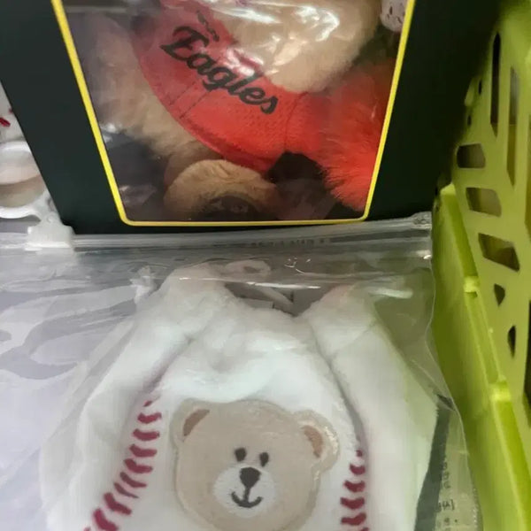 [BUNJANG] Starbucks Hanwha Eagles Bearista Keyring & Fortune Pouch Keyring Set / (새상품)스타벅스 한화이글스 베어리스타 키링 복조리 키링 세트