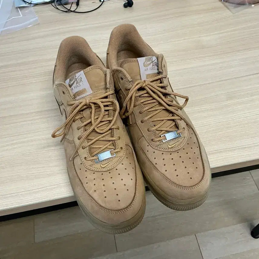 [BUNJANG] Nike Supreme Air Force 1 Low 'Wheat' Size 285 / 나이키 슈프림 된장포스 285