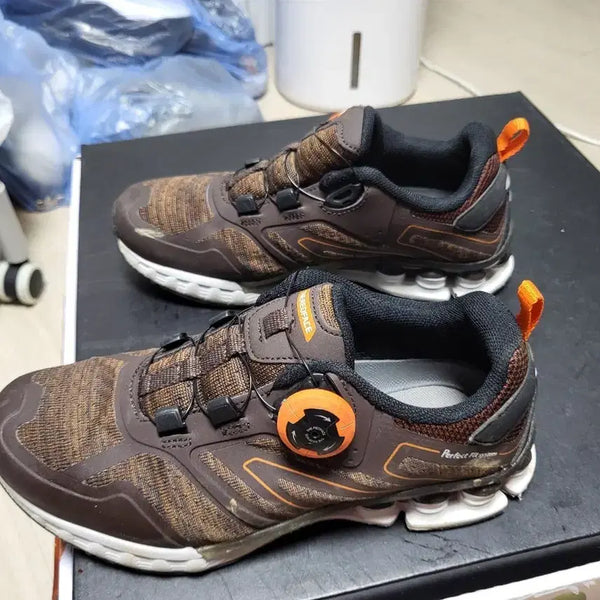 [BUNJANG] Redface Dial Tracking Shoes Brown 240mm / 레드페이스 다이얼 트래킹화 운동화 브라운 240mm 상태최상
