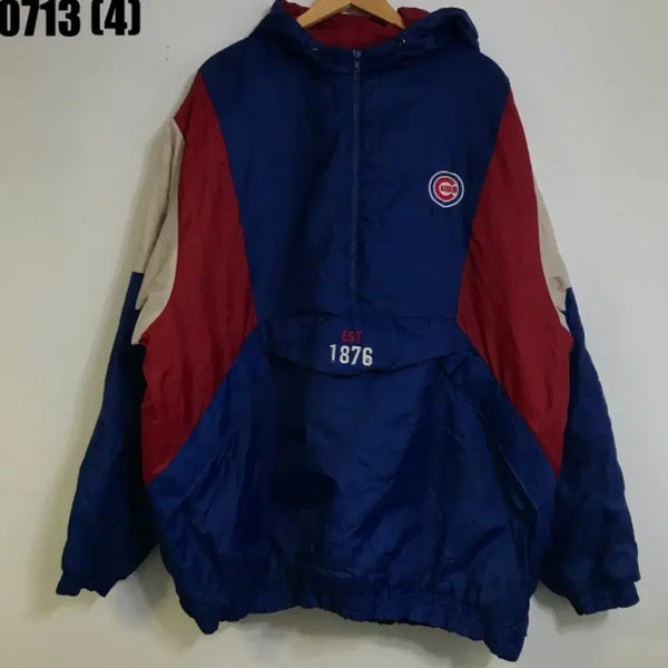 [BUNJANG] MLB Chicago Cubs Anorak Windbreaker Jumper / MLB 시카고 컵스 아노락 바람막이 점퍼