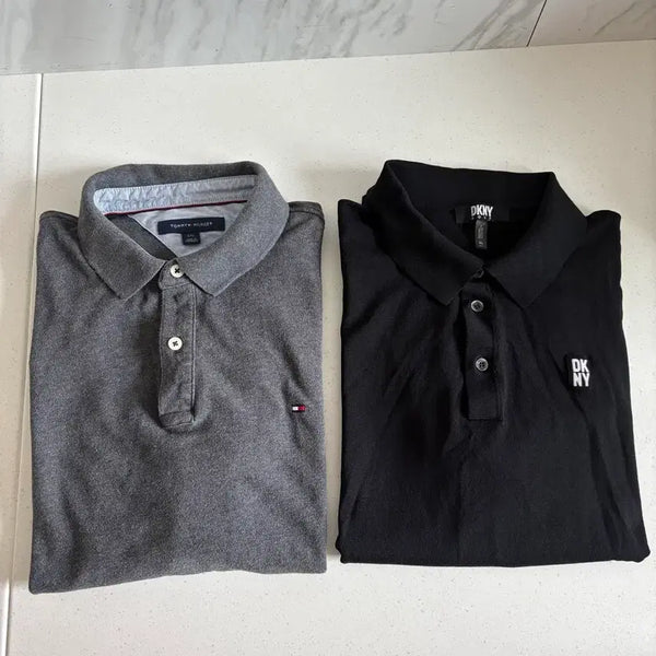 [BUNJANG] Tommy Hilfiger & DKNY Men's Polo Shirts Bundle Set / 타미힐피거, DKNY 카라티 일괄 (100-105 추천)